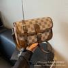 2026 Nuevo Original Estampado de Nicho Bolso de Mujer de Moda Estilo Celebridad de Internet Bolso Cruzado Versátil Pequeño Cuadrado para Hombro o Axila