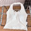 Estilo de niña/Bandolera para colgar del cuello Cinturón de mujer Almohadilla para el pecho Estilo coreano Spice Girl Nuevo Encaje Puntadas Lazo Fondo Interior Ala