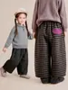 9.22 Lançamento Amira Moda Infantil 2026 Inverno Novo Estilo Calças Casuais Infantis Peça Única 14% de desconto Frete Grátis
