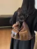 Bolso Tote de Gran Capacidad Transfronterizo para Mujer Otoño e Invierno 2026 Nuevo Mochila Retro con Estampado de Leopardo Bolso de Hombro de Gama Alta