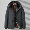 Tallas Extra Grandes M-8XL Chaqueta de Algodón con Forro Polar para Papá para Otoño e Invierno, Atuendo Casual Cálido para Hombres de Mediana Edad y Mayores, Abrigo Cálido