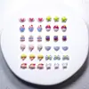 Decorações de Arte para Unhas Desenho de Doces, Acessórios de Unha 3D Fofos, Bolo de Coração Temático de Comida, Acessórios de Unha Vestíveis de Laço