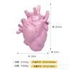 Cross-border Hot Resin Vase Crafts Creative Heart Shape Sculpture Peças Técnicas Home Dried Flower Vase Decorações