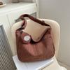 Bolso de hombro de estilo coreano de gran capacidad y moda para mujer, primavera 2024, nuevo bolso para la axila, bolso informal, bolso de mano, bolso de mujer moderno.
