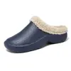 Chinelo de algodão moderno, chinelo de inverno aveludado e grosso, chinelo quente, chinelo de cozinha feminino com biqueira, chinelos de casa masculinos e femininos