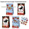 LB284 comércio exterior corrida de cavalos ROSAS rosa Cravo cavalo Festa doce Saco plano de papel Kraft