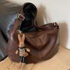 Bolso de Gran Capacidad para Mujer para Otoño e Invierno, Versátil 2026 Nuevo Diseño de Nicho Vintage Bolso de Hombro Cruzado, Bolso de Bollo Plegado