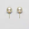 Pendientes Básicos Populares de Plata 925 Perlas Shijia Oro Lujo Accesible Pendientes de Gama Alta 2025 Nuevos Pendientes Versátiles