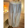 Pantalones de pijama estilo perezoso, ligeros, de cintura alta para mujer, nueva colección verano 2026, versátiles, de corte holgado, cómodos y de pierna ancha para estar en casa.