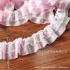 Chifón Encaje Encaje de Puntos Plisado Accesorios Lolita Adornos para la Cabeza Ropa Puños de Manga Materiales Decorativos