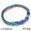 Pulsera de Acero Inoxidable para Hombre Estilo Ins, Cadena Trendy Hueso de Dragón de Acero de Titanio, Joyería Accesorio de Pulsera Genial Hip-Hop