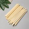 Palo Redondo de Bambú Diámetro 8 mm Palo para Fideos Palo de Bandera Material para Maquetas DIY Palo para Pelucas Palo de Bambú Varilla Redonda de Bambú Material para DIY