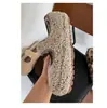 Zapatos Mary Jane para Mujer 2025 Nueva Moda Versátiles Punta Redonda Velcro Cálidos Planos de Piel