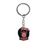 Llavero de chica negra, llavero de PVC especial transfronterizo europeo y americano con dibujos animados, llavero, bolso, accesorios de decoración