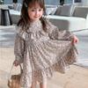 Vestido de Princesa Floral para Niñas Falda Plisada 26 Nuevo Estilo Primavera y Otoño Ropa Infantil de Comercio Exterior al por Mayor 3-8 Años
