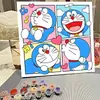 Pintura acrílica dibujos animados infantiles hecho a mano diy pintura al óleo digital pintura al óleo al por mayor verano graffiti decoración para colorear pintura para colgar