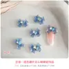 Corazón de Dragón Lazo Accesorios para Arte de Uñas Hielo Translúcido Resina Escarchada Diamante Tridimensional Rosa Amor Diamante Accesorios para Uñas Usables
