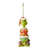 Decoraciones Navideñas de Árbol de Navidad 2D Transfronterizas Colgante Plano Acrílico Decoración Verde para Hogar, Coche, Mochila