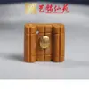 Sândalo Esculpido Cinco Escrituras Fechadura de Bênção Acessórios Yiming Xianyuan Joias DIY Chaveiro Corrente de Celular Acessórios de Pulseira