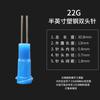 Jeringa desechable de 18-27 g con aguja para máquina dispensadora, tubo doble universal de media pulgada, tornillo de acero plástico, cabeza plana, pegamento, válvula, accesorios.