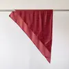 Novo Estilo Primavera e Verão 2026 Lenço de Seda Triangular para Mulheres, Lenço Listrado Preto e Branco, Mesmo Estilo do Lenço de Seda Sarja, Lenço para Amarrar na Cintura