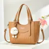 Bolso Grande Simple Tejido Moda Otoño e Invierno 2025 Versátil de Hombro Cruzado Gran Capacidad Bolso de Mano para Mujer