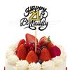 Decoraciones para Pasteles de Cumpleaños Estilo Ins de Comercio Exterior, Inserts de Número de Feliz Cumpleaños para Hornear, Suministros para Fiestas al por Mayor desde el Fabricante