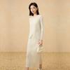 Traje Elegante 25 Primavera Francês Decote V Elegante Costura Cor Sólida Manga Longa Top Estilo Chinês Cadarço Elegante Saia Longa para Mulheres
