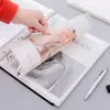 Saco Plástico Transparente A4 com 11 Furos para Folhas Soltas Saco Inserção Saco de Informação para Escritório Saco Protetor à Prova d'Água Saco de Arquivo Perfurado