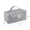 Bolsa de Cosméticos Transparente de Malla Transfronteriza Gran Capacidad Sentido Avanzado Clasificada Multicapa Bolsa Multifuncional para Cosméticos Mujeres Portátil