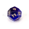 Fornecimento Direto da Fábrica Dnd Dungeons and Dragons Jogo de Tabuleiro Poliédrico Z09 Azul Médio Olho de Gato Conjunto de Sete Dados