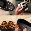 Zapatos de ballet retro para mujer estilo Grapema que aumentan la altura, con crin de caballo, estampado de leopardo, lunares, adecuados para faldas, con lazo y diseño bajo
