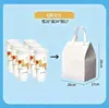 Bolsas para llevar, Bolsas personalizadas para enfriar pasteles, Bolsas para llevar de té de leche y repostería, Bolsas de embalaje no tejidas, Bolsas térmicas para llevar