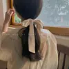 Estrela com o mesmo estilo cocar flor feminina anel de cabelo de intestino grosso branco cocar de princesa anel de cabelo de bola na parte de trás da cabeça corda de cabelo de rabo de cavalo