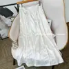 Nueva Falda Jacquard de Estilo Chino de Cintura Alta, Nueva Falda Plisada Primavera y Verano 2025, Falda Elegante de Longitud Media Tipo Cara de Caballo