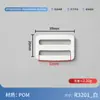 Hebilla Engrosada de Tres Posiciones para Correas de Mochila, Hebilla Ajustable, Hebilla de Fecha, Accesorios para Equipaje, Hebilla de Mochila Escolar, Hebilla de Plástico de Fecha
