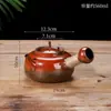 Olla de arena Chaozhou asa lateral barro rojo olla ámbar urgente cocedor de té estufa de carbón kung fu doméstico estufa cerámica eléctrica cocedor de té