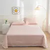 Juego de Sábanas de Tres Piezas Estilo Girly de Satén y Tela Gruesa Cardada con Encaje Juego de Ropa de Cama Clásico Nuevo Primavera y Verano 2026