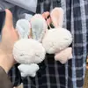 Popular Lindo Llavero Colgante de Peluche de Ángel Conejito Calmante Adorable Adorno Decoración Regalo de Xiaohongshu