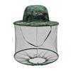 Chapéu Anti-mosquito de Verão Proteção Solar ao Ar Livre Chapéu de Sol Pesca Noturna Anti-insetos Apicultura Chapéu Anti-abelha Malha Respirável Chapéu Protetor