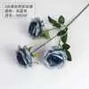 Rosa Artificial Tallo Único 3 Cabezas Ramo de Rosas Búlgaras Pasillo de Boda Decoración del Hogar Comercio Electrónico Transfronterizo Caliente