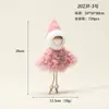 Producto Nuevo Más Vendido Transfronterizo Muñeca Ángel Colgante de Felpa Decoración de Árbol de Navidad Niña Pequeña