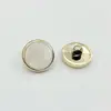 Botón de Parche Redondo de Plástico Retro Manchado de Aceite para Traje, Gemelo Estilo Chanel para Puño de Camisa de Traje Abrigo, Botón Decorativo Blanco