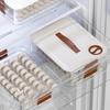 Caja para Dumplings Doméstica Grado Alimenticio Cocina Refrigerador Caja de Almacenamiento Artefacto de Organización Conservación Fresca Congelación Rápida Especial Caja para Wontons