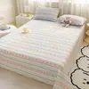 Conjunto de Lençol de Cama com Fio Puff Classe A Três Peças 2026 Primavera Doméstico Lençol de Cama de Casal Peça Única Dormitório Estudantil Lençol de Cama de Solteiro 3