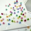 Aleación Colorido Cuentas de Cuatro Vías Pintadas Cuentas Sueltas Pequeño Material para Colgante de Pulsera de Cuentas de Cuatro Vías Accesorios de Joyería DIY