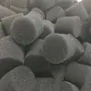 Atacado de fábrica esponja de polvo redonda coluna de esponja de filtro preto esponja absorvente limpeza espuma esponja para lavar o rosto