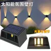Lâmpada de Parede Solar para Lavagem de Estrada ao Ar Livre Decoração de Paisagem Lâmpada de Parede Cerca de Jardim Lâmpada Solar para Pátio Ângulo Ajustável