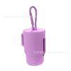 Dispensador Personalizado de Sacos de Lixo para Pets em Silicone Impressão de Logo Caixa de Armazenamento para Passeio de Cachorro Caixa de Sacos de Fezes a Laser