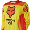 Uniforme de Baloncesto Traje de Descenso Zorro Traje de Ciclismo Top de Manga Larga Traje de Motocicleta Todoterreno de Verano para Hombre Camiseta
